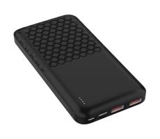 Power Bank Power Delivery 10000 mAh/22,5W/3,7V fekete