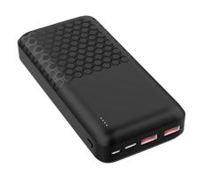 Power Bank Power Delivery 20000 mAh/22,5W/3,7V fekete