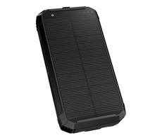 Power Bank vezeték nélküli töltéssel és napelemmel Power Delivery 15W/10000 mAh fekete