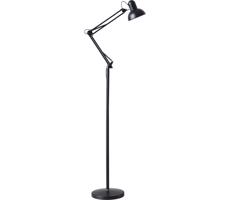 Rugalmas állólámpa AURIQ 1xE27/60W/230V 184 cm fekete