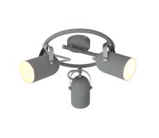 Spotlámpa GRAY 3xE14/40W/230V