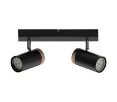 Spotlámpa LAGOS 2xGU10/15W/230V fekete/barna