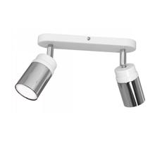 Spotlámpa NEST 2xGU10/8W/230V fehér/króm