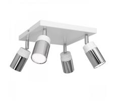 Spotlámpa NEST 4xGU10/8W/230V fehér/króm
