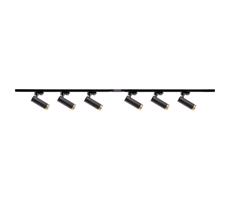 Spotlámpa sínrendszerhez FADO 6xGU10/10W/230V fekete