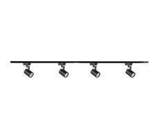Spotlámpa sínrendszerhez LYNX 4xGU10/10W/230V fekete