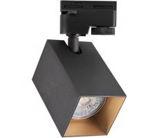 Spotlámpa sínrendszerhez SQUARE 1xGU10/10W/230V fekete