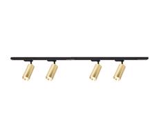 Spotlámpa sínrendszerrel MICA 4xGU10/10W/230V arany/fekete