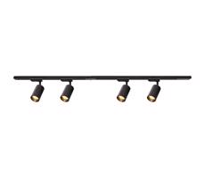 Spotlámpa sínrendszerrel PIPE 4xGU10/10W/230V fekete