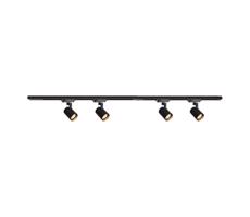 Spotlámpa sínrendszerrel VOLF 4xGU10/10W/230V fekete