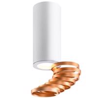 Spotlámpa TUBA 1xGU10/15W/230V fehér/réz