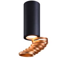 Spotlámpa TUBA 1xGU10/15W/230V fekete/réz
