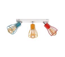 Spotlámpa TUBE II 3xE27/15W/230V türkiz/narancssárga/piros