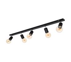 Spotlámpa TUNE 5xE27/20W/230V fekete