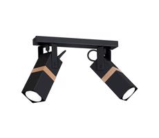 Spotlámpa VIDAR 2xGU10/25W/230V fekete