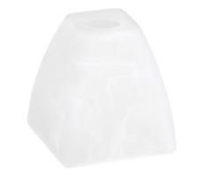 Tartalék üveg csillárhoz E14 10x13 cm fehér