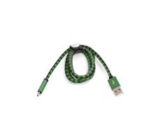 USB kábel USB A / Micro USB csatlakozó 1 m zöld