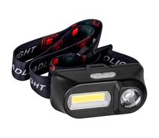 Vayox LED Tölthető fejlámpa 2xLED/5V IP44 210 lm 4 h 2000 mAh