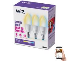 WiZ KÉSZLET 3x LED Dimmelhető izzó C37 E14/4,9W/230V 2700
