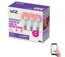 WiZ KÉSZLET 3x LED RGBW Dimmelhető izzó A60 E27/8,8W/230V 2200