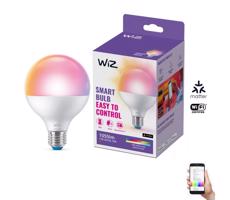 WiZ LED RGB Dimmelhető izzó G95 E27/11W/230V 2200